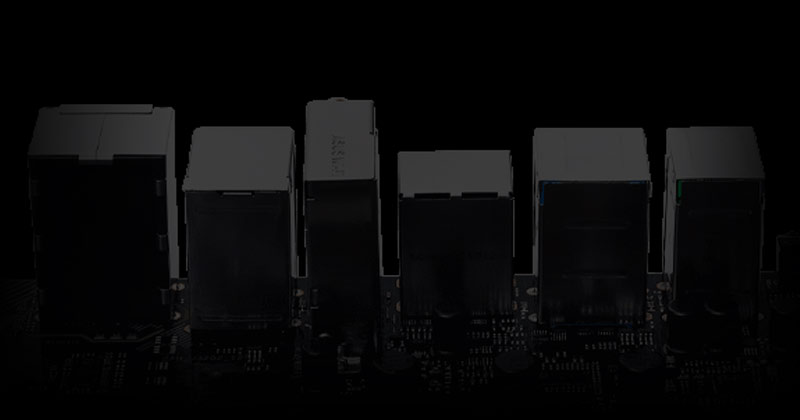 Panel de E/S trasero de acero inoxidable